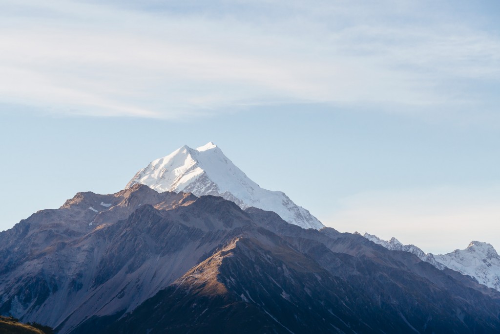 Layers of Mount Cook.