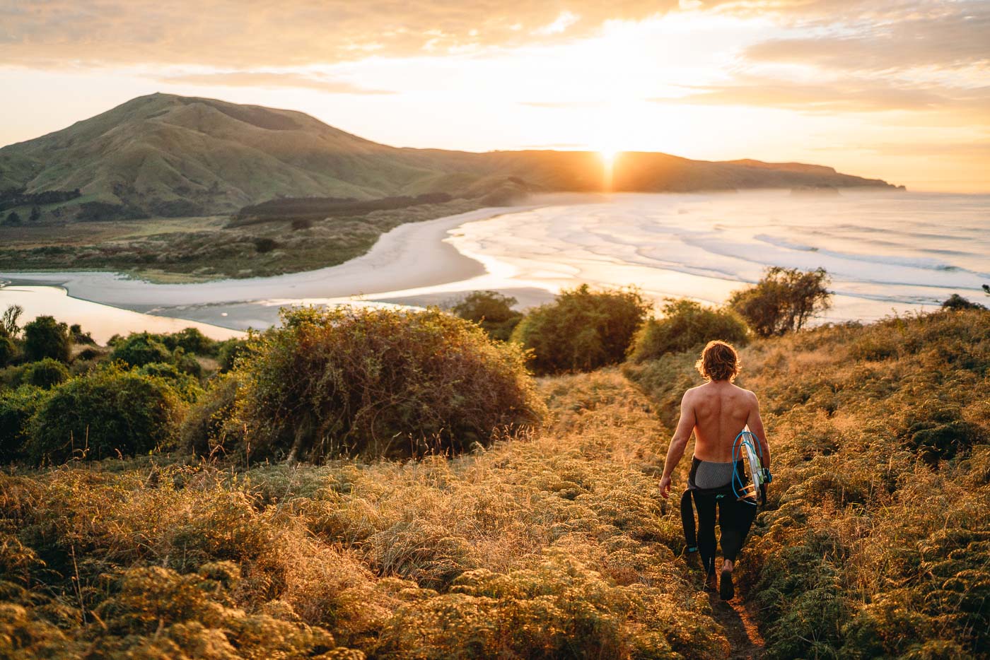 Surfing in Dunedin