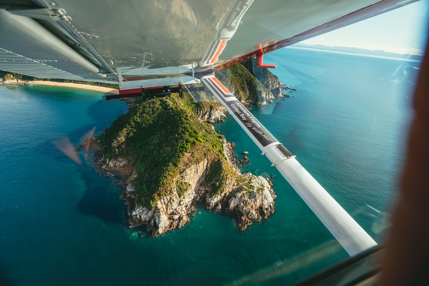 flying over Abel Tasman National Park with Adventure Flights Golden Bay, NZ