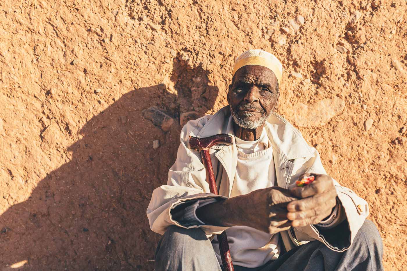 Portrait in the Sahara Desert