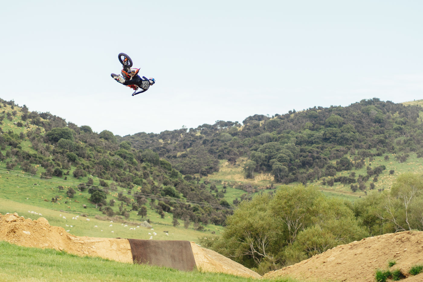 Redbull FMX athlete Tyler Bereman going huge at the Frew Farm jam. Captured by Sony Ambassador and Photographer Stefan Haworth