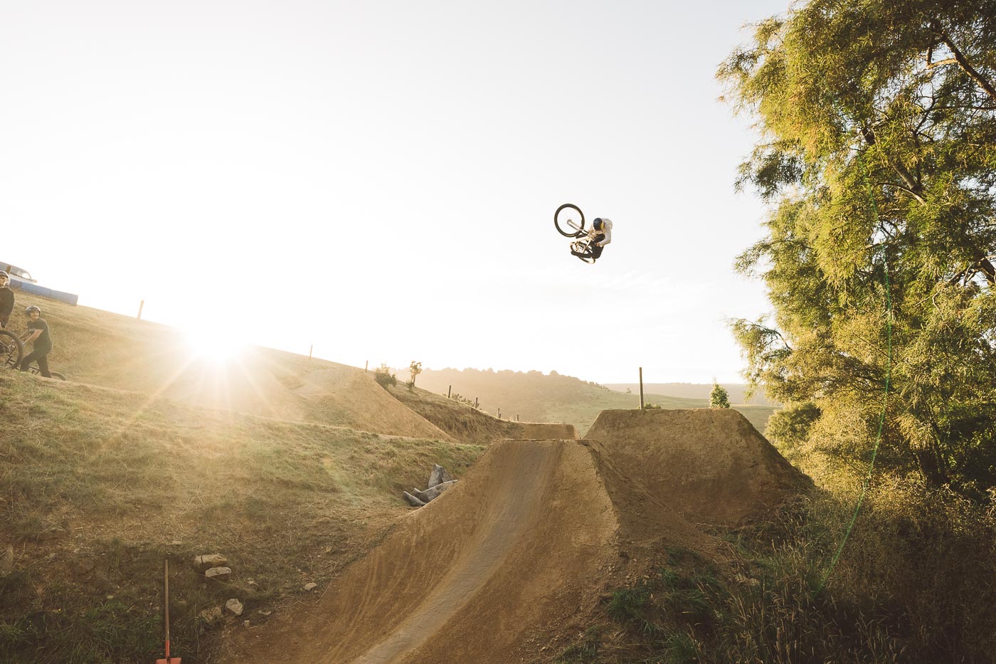 BMX rider jumping at the Frew Farm Jam. Captured by Action Sports Photographer Stefan Haworth