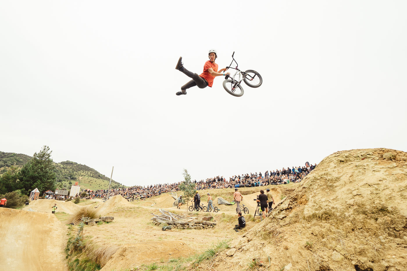 BMX rider jumping at the Frew Farm Jam. Captured by Action Sports Photographer Stefan Haworth