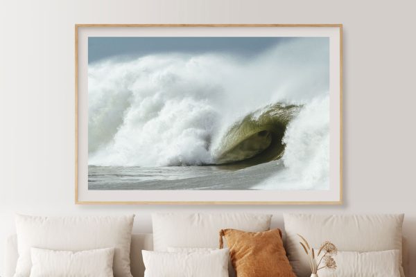 Fine art print of Burly South wave from Queenstown Photographer Stefan Haworth, NZ. Image captured in wild ocean New Zealand