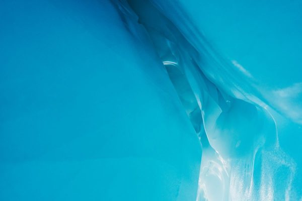 Fine art print of Tasman Ice Cavern from Queenstown Photographer Stefan Haworth, NZ. Image captured in Mt Cook National park on Tasman glacier