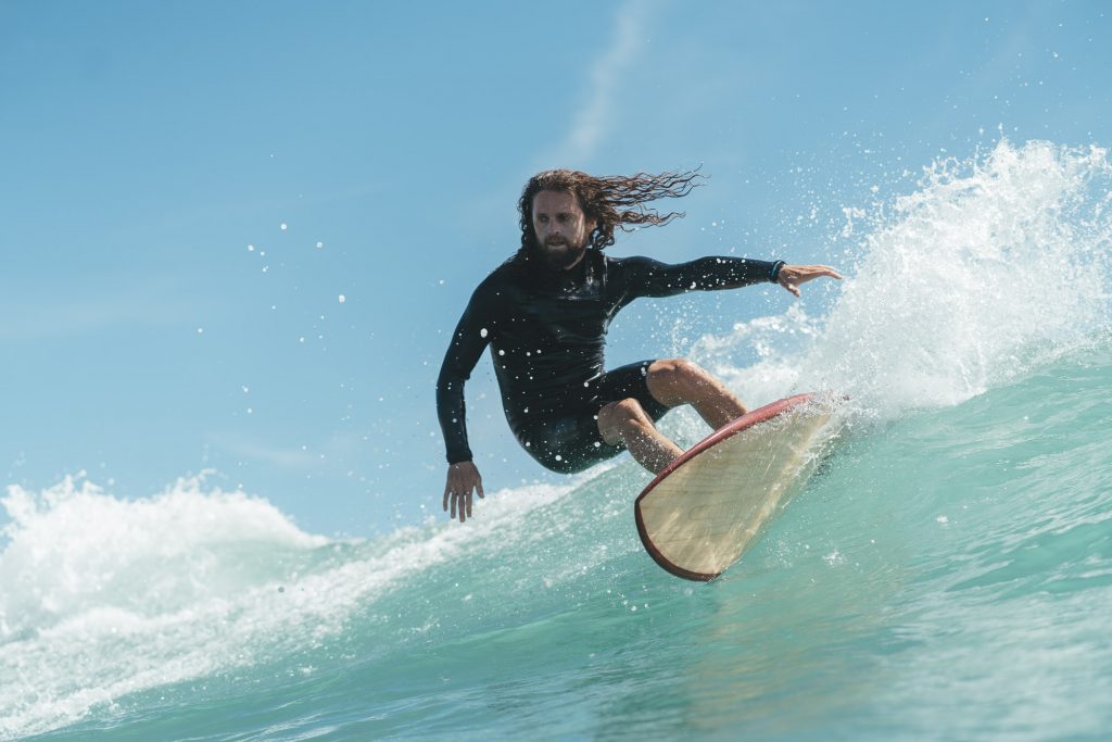 Skip james surfing at the Mount Maunganui New Zealand